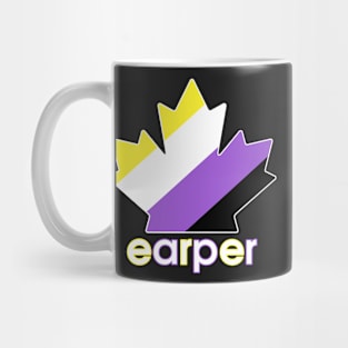 Non-Binary Earper Pride Maple Leaf - Wynonna Earp Mug